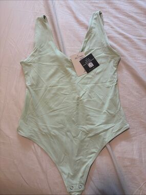 RD Style Second Skin Light Green Bodysuit
